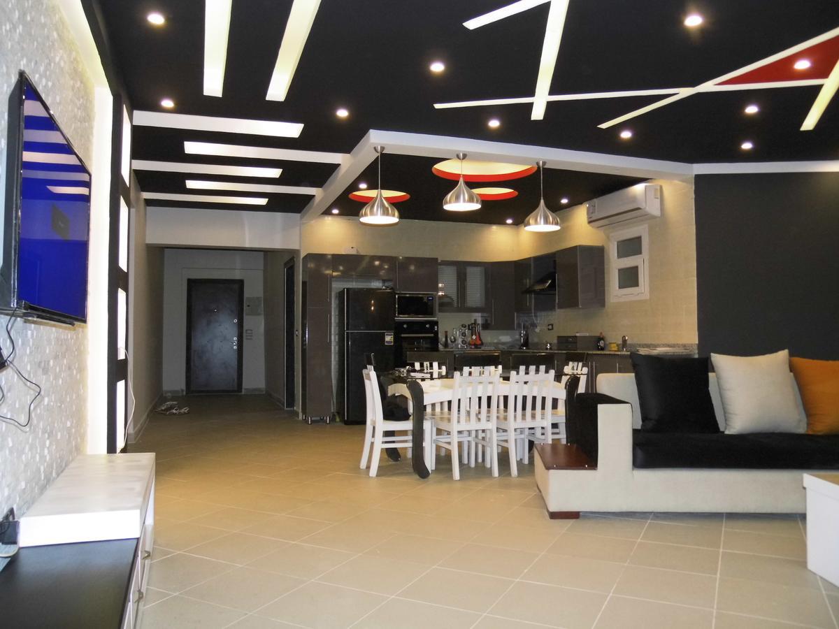 Three-Bedroom Apartment At Louly Beach Resort Ain Sukhna Exterior photo